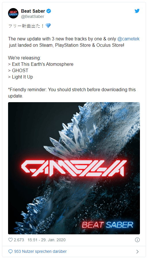 beat saber twitter