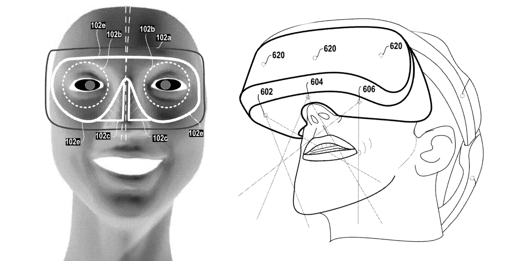 VR-Патент Sony раскрывает работу по отслеживанию лица.