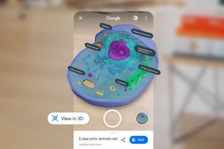 google ar search results