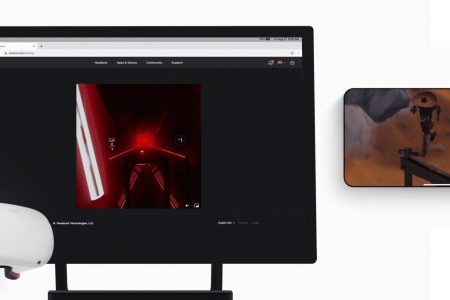 Oculus Quest трансляция в браузер